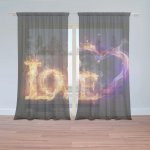 Sablio Záclony Love: 2ks 150x250cm – Hledejceny.cz