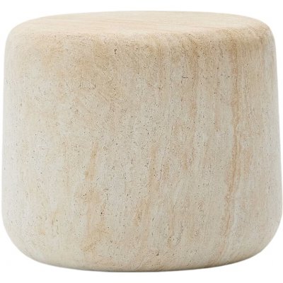 Kave Home Drasi 60 cm zahradní stolek Béžový cementový – Hledejceny.cz