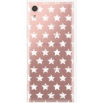 Pouzdro iSaprio Stars Pattern Sony Xperia XA1 bílé – Zboží Mobilmania