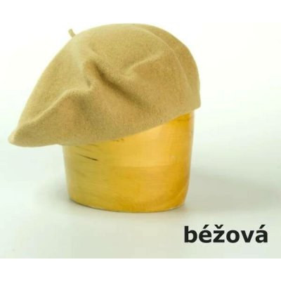 Dámský vlněný baret tmavě béžová – Hledejceny.cz