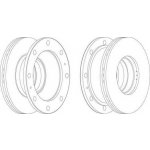 FERODO Brzdový kotouč PREMIER - 322 mm FE FCR106A | Zboží Auto