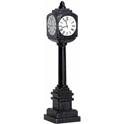 Lemax Vánoční dekorace pouliční hodiny – Zboží Dáma Lemax Vánoční dekorace pouliční hodiny – Zboží Dáma