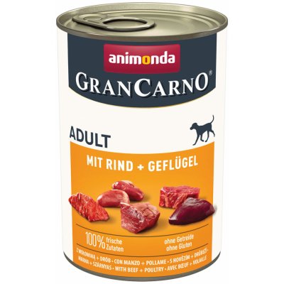 Animonda Gran Carno Adult Hovězí a drůbeží 6 x 400 g