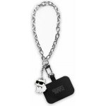 Karl Lagerfeld popruh KLUCHCSKPK stříbrný Univerzální crossbody šňůra Ikonik – Zboží Živě
