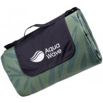 Aquawave Salva Blanket 200x200 cm bamboo print dk green – Zboží Mobilmania