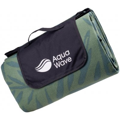 Aquawave Salva Blanket 200x200 cm bamboo print dk green – Zboží Mobilmania