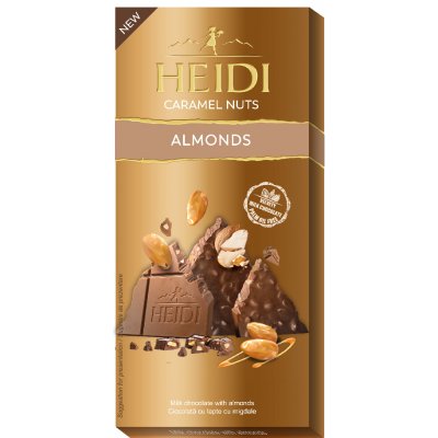 Heidi Caramel Nuts Almonds 80 g