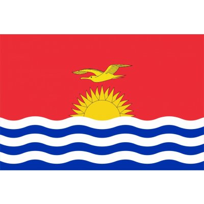 Kiribati vlaječka - 11 x 16 cm - nasunutí, zavěšení – Hledejceny.cz