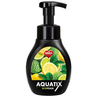 AQUATIX Aktivní EKO pěna na ruční mytí nádobí bergamot & lemon, 300 ml – HobbyKompas.cz
