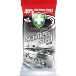 Green Shield Stainless Steel vlhčené ubrousky na povrchy z nerezové oceli 50 ks – Zboží Mobilmania