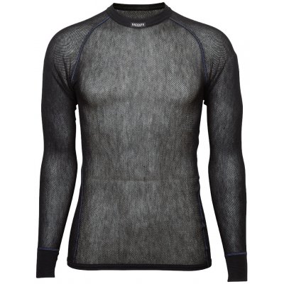 Brynje funkční triko Wool Thermo light Shirt černá – Zboží Mobilmania