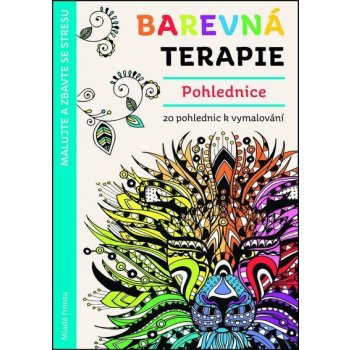 Barevná terapie pohlednice