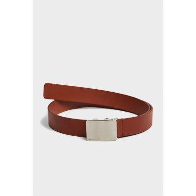 Gant opasek SQUARE BUCKLE SLIM belt hnědá – Zbozi.Blesk.cz