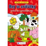 Hry se zvířátky Kniha se samolepkami – Hledejceny.cz