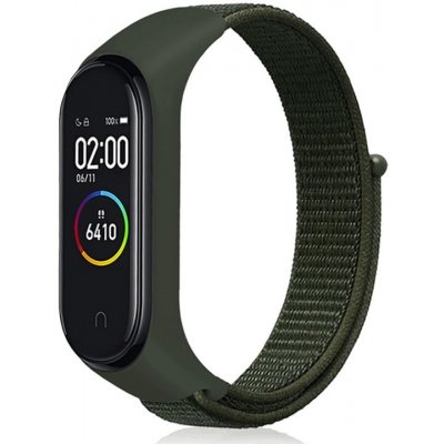 Xiaomi Mi Band 3/4 náhradní náramek Nylon Army-zelená MBSCZ-NLN006 – Zbozi.Blesk.cz