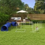 PawHut Sada pro agility, 7 výškově nastavitelných překážek – Hledejceny.cz