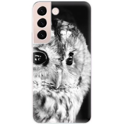 Pouzdro iSaprio - BW Owl Samsung Galaxy S22 Plus 5G
