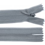 Spirálový zip no.3 skrytý nerozepínací 20cm - více barev color: 719 šedá – Hledejceny.cz