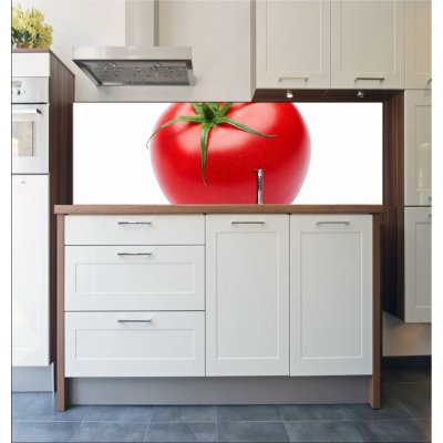 WEBLUX Fototapeta do kuchyně fólie Fresh tomato isolated on white background - 42857729 Čerstvá rajčata izolovaných na bílém pozadí rozměry 180 x 60 cm – Zbozi.Blesk.cz