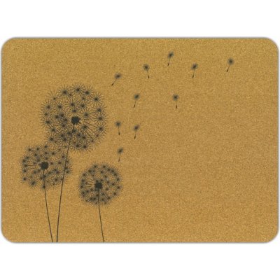 PokojovaDekorace.cz prostírání Korkové prostírání s potiskem 510 kytky 38x28cm – Zboží Mobilmania