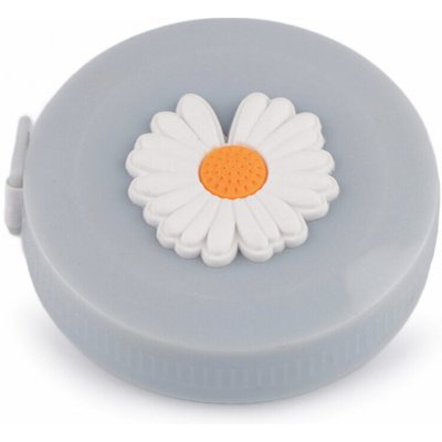 Svinovací metr s 3D obrázkem (150cm) varianta květina barva šedá – Zboží Dáma