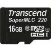 Paměťová karta TRANSCEND SDHC 16 GB UHS-I U1 TS16GUSD220I