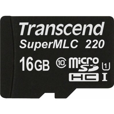 TRANSCEND SDHC 16 GB UHS-I U1 TS16GUSD220I – Zbozi.Blesk.cz