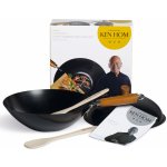 Ken Hom wok pánev z uhlíkové oceli 5ti dílná sada Everyday 31 cm – Sleviste.cz