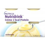 NUTRIDRINK CREME 2 KCAL PROTEIN S PŘÍCHUTÍ VANILKOVOU POR SOL 4X200G – Hledejceny.cz