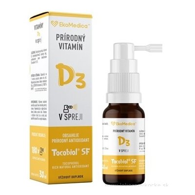 EkoMedica SK Přírodní Vitamín D3 sprej 30 ml – Hledejceny.cz