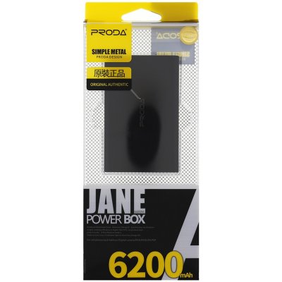 Remax Proda Jane 6200 mAh černá