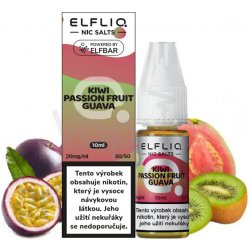 ELFLIQ Nic SALT - Kiwi maracuja a guava 10 ml 20 mg