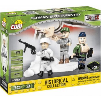 Cobi 2039 3 figurky s doplňky German Elite Infantry