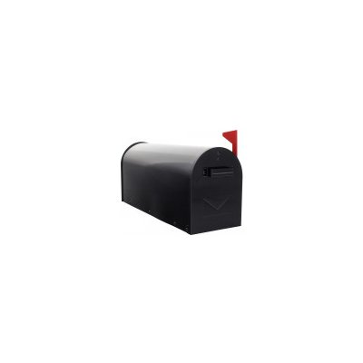 US Mailbox Alu černá vč. STOJANU -americká poštovní schránka – Zboží Mobilmania
