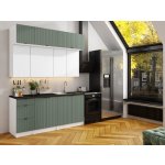 FRONTI Kuchyňská linka WALOS 180 cm Olive/Bílá – Zbozi.Blesk.cz