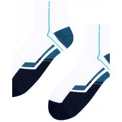 Pánské vzorované ponožky 054 bílá