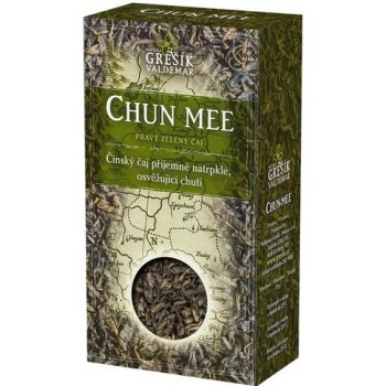 Grešík Čaje 4 světadílů zelený čaj Chun Mee 70 g
