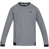 Pánská mikina Under Armour Unstoppable Knit Crew Sweatshirt Mens Steel / Black