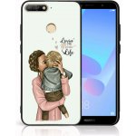 PROTEMIO 70725 MY ART Ochranný kryt pro Huawei Y6 Prime 2018 MOM LIFE (118) – Zboží Mobilmania