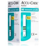 Accu-Chek Active testovací proužky 50 ks – Hledejceny.cz