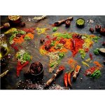 Enjoy Mapa světa v koření 1000 dílků – Zboží Dáma