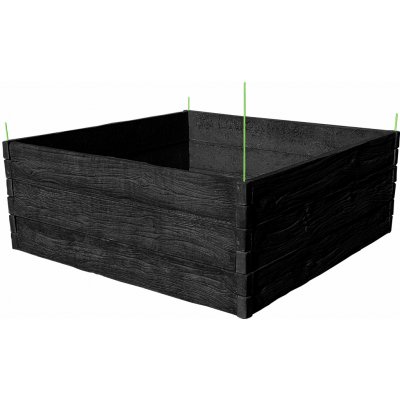Barigadi Vyvýšený záhon betonový 200x200 x 75 cm, dřevo, antracit – Hledejceny.cz