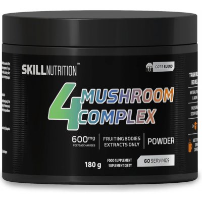 Skill Nutrition 4 Mushroom Complex 180 g – Hledejceny.cz