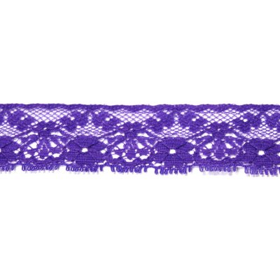 Krajka pevná 25mm nylon 541206 metráž - více barev Barva: 0021 fialová – Zboží Dáma
