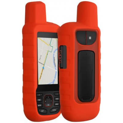 Obal na GPS navigaci kwmobile pro Garmin GPSMAP 66i / GPSMAP 67i - outdoor pouzdro s protiskluzovou úpravou, barva Orange – Hledejceny.cz