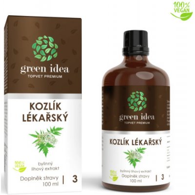 Green idea Kozlík lékařský bylinný extrakt 100 ml – Hledejceny.cz
