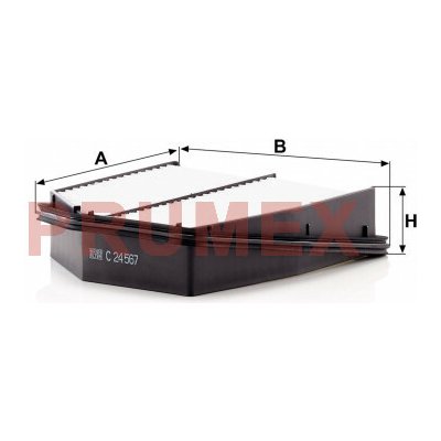 MANN C 24 567 vzduchový filtr – Hledejceny.cz