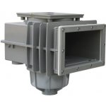 Vágner Pool bazénový skimmer V20 ABS do fólie, 200 x 150 mm, s mosaznými zástřiky – HobbyKompas.cz