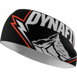 Dynafit Graphic Performance headband black out/hardcore 22/23 černá bílá