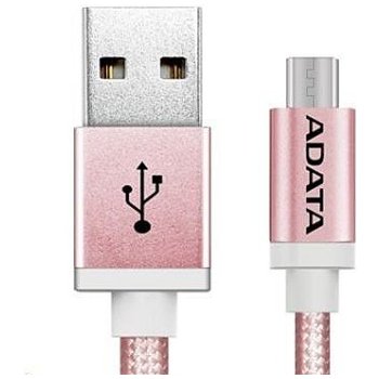 ADATA AMUCAL-100CMK-CRG Micro USB, 1m, růžový